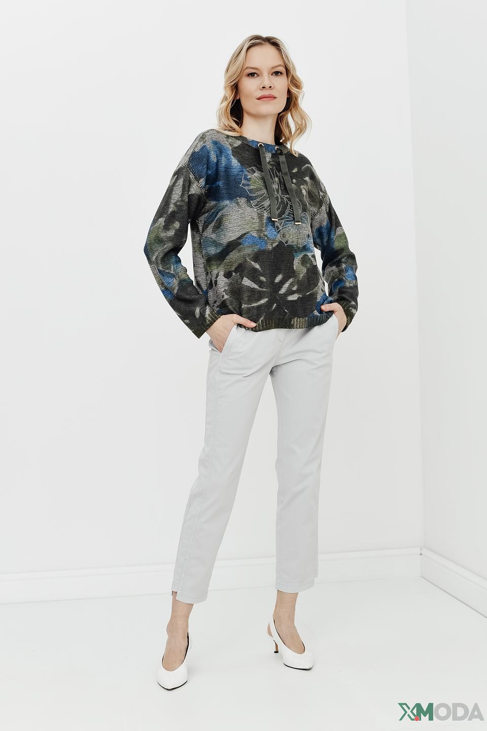 Пуловер Betty Barclay принт, со стразами