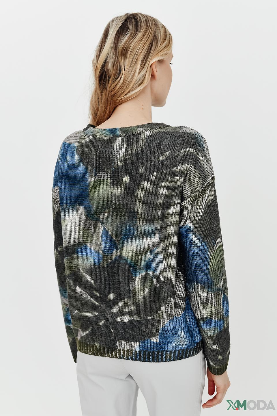 Пуловер Betty Barclay принт, со стразами