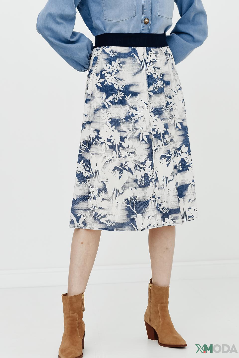 Юбка Lecomte с цветочным принтом