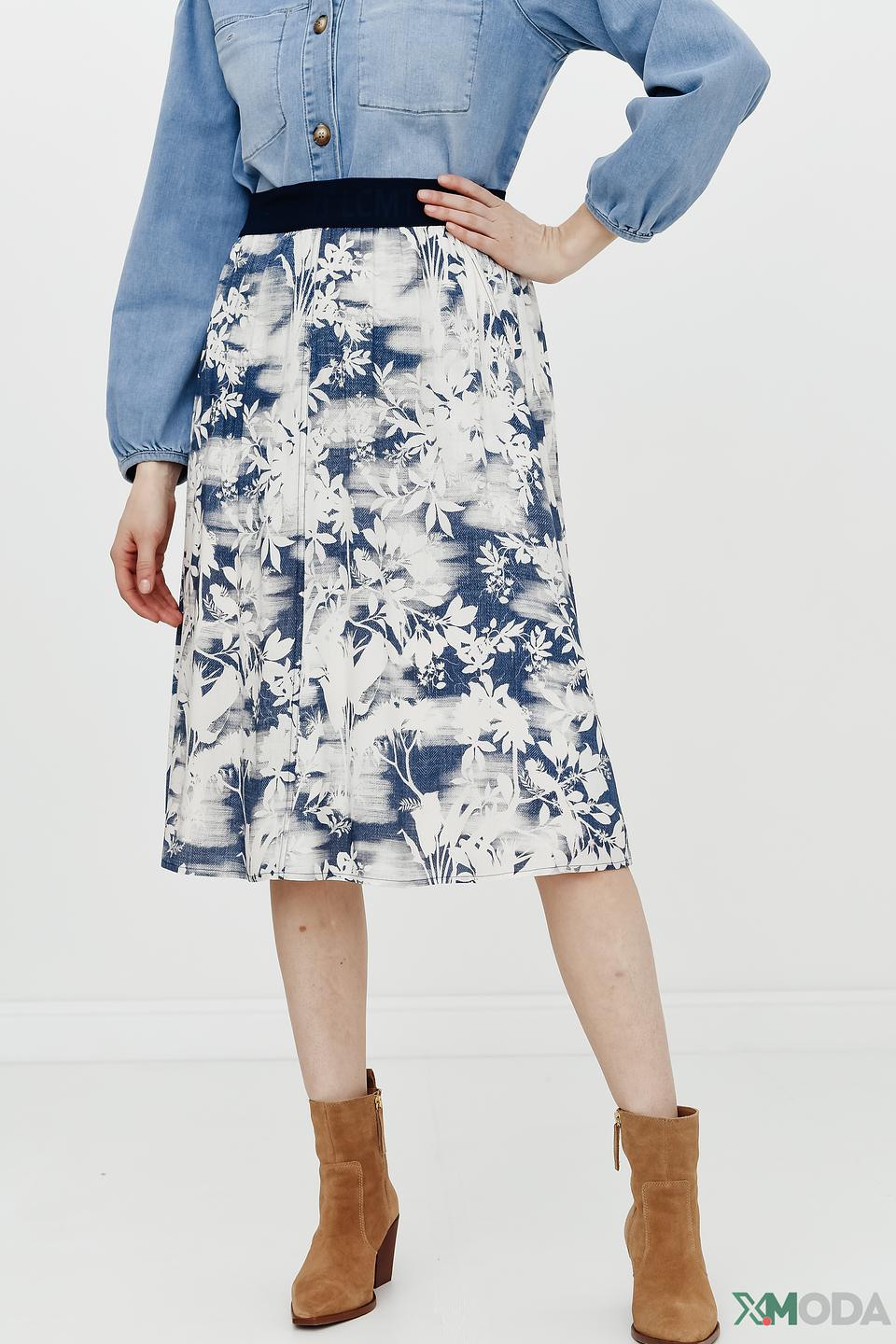 Юбка Lecomte с цветочным принтом