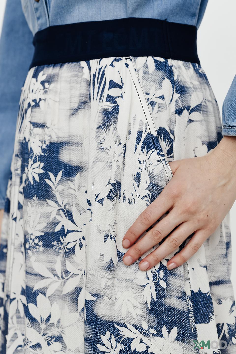 Юбка Lecomte с цветочным принтом