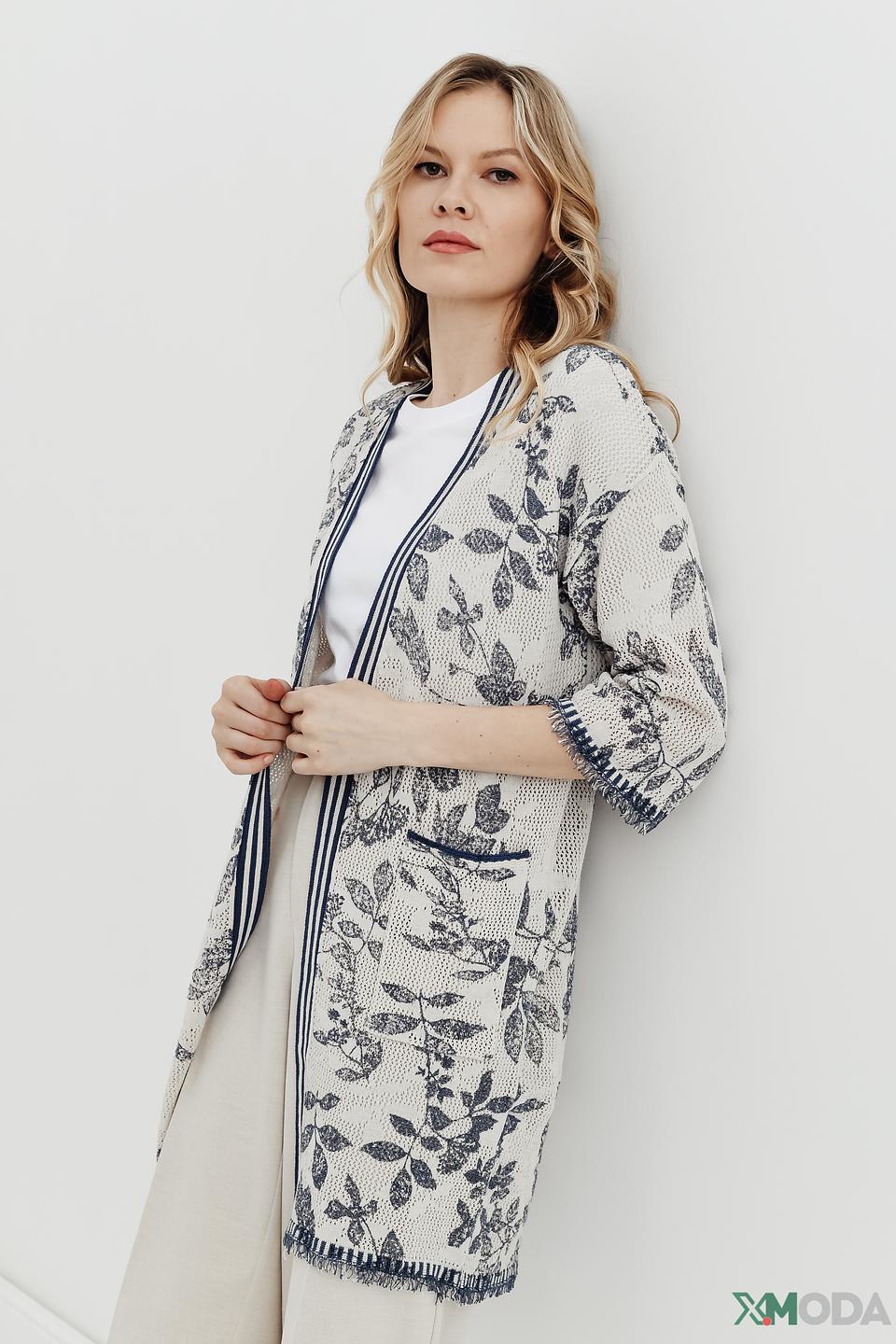 Жакет Lecomte с цветочным принтом