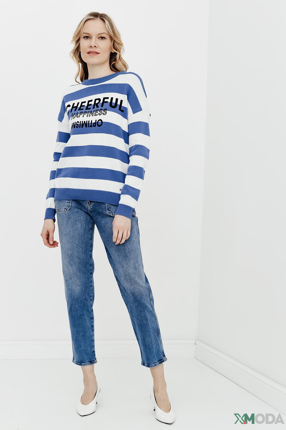 Пуловер Betty and Co в полоску