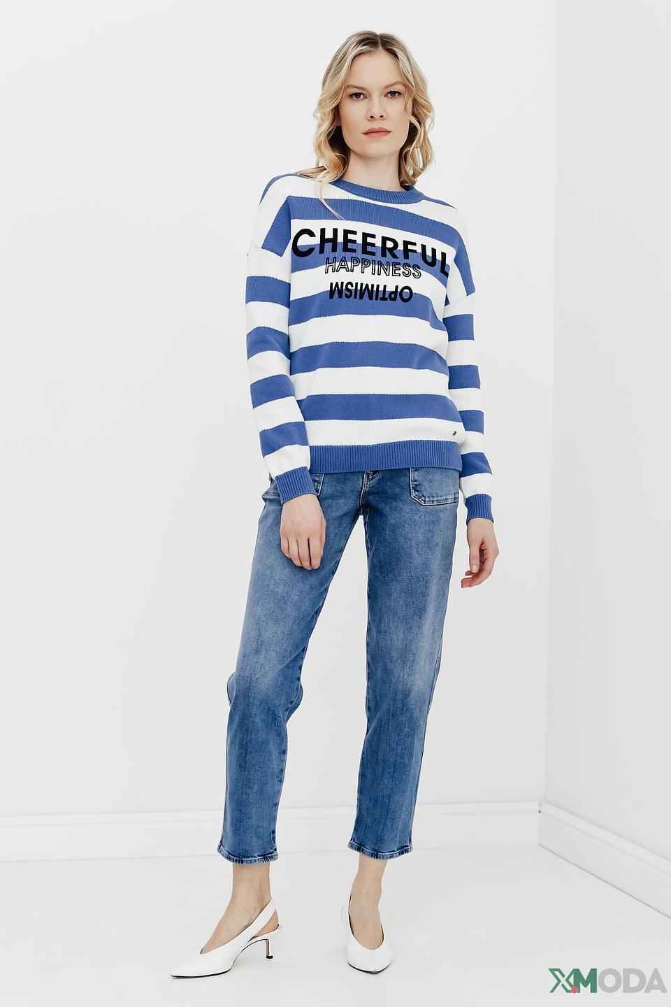 Пуловер Betty and Co в полоску