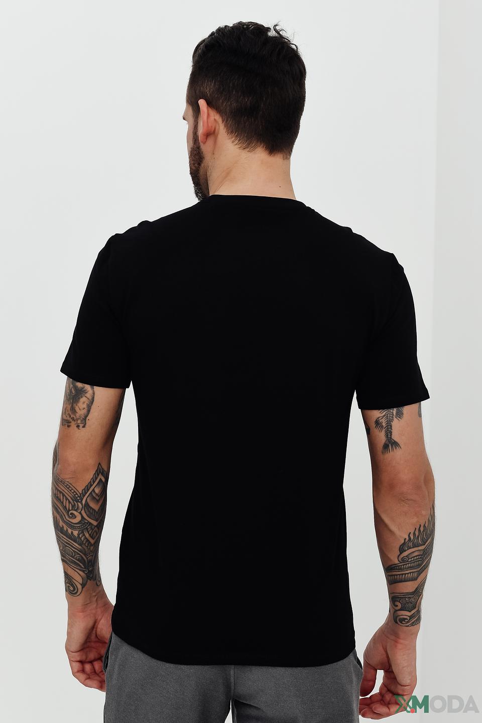 Футболка Guess логотип чёрная