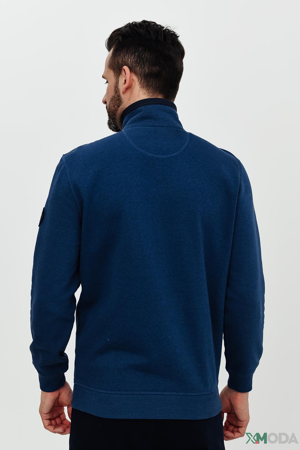 Джемпер Casa Moda с молнией синий