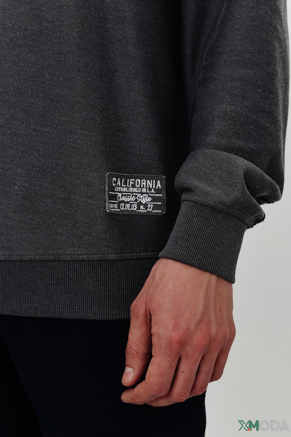 Джемпер Guess серый с логотипом