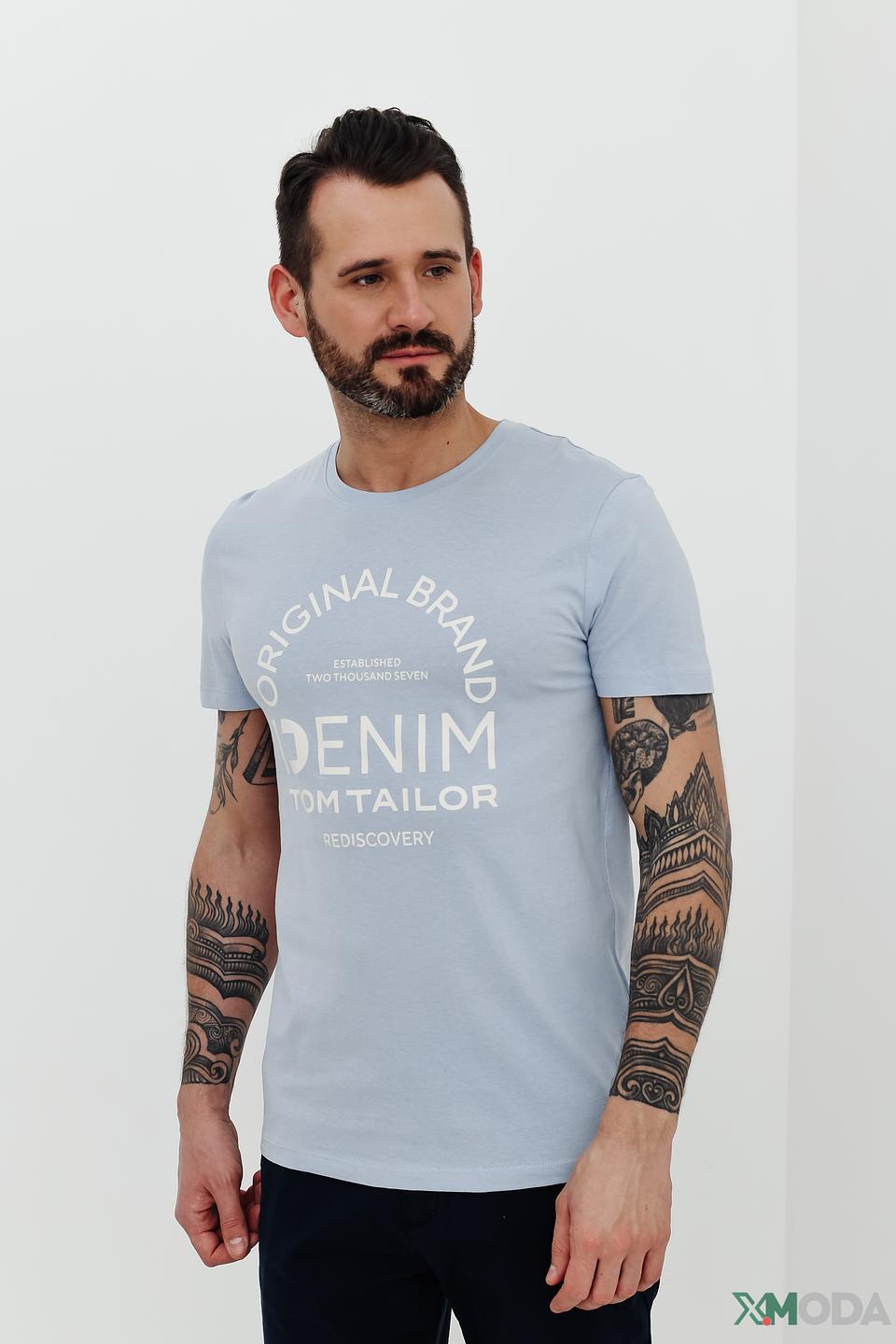 Футболка Tom Tailor denim boy голубая