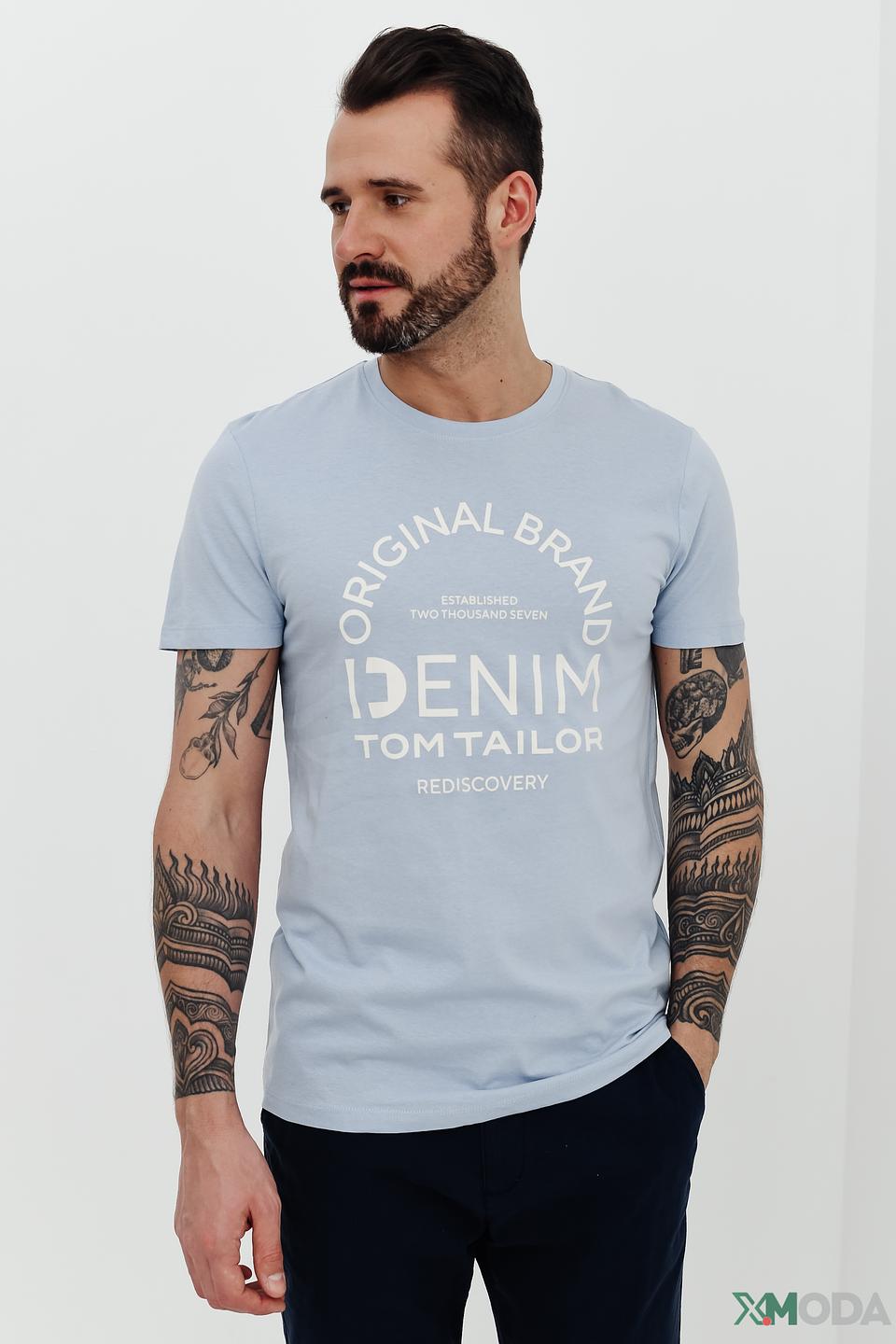 Футболка Tom Tailor denim boy голубая