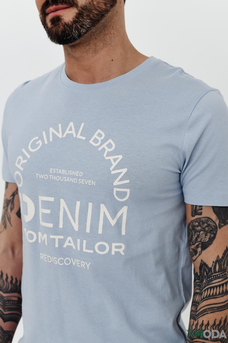 Футболка Tom Tailor denim boy голубая