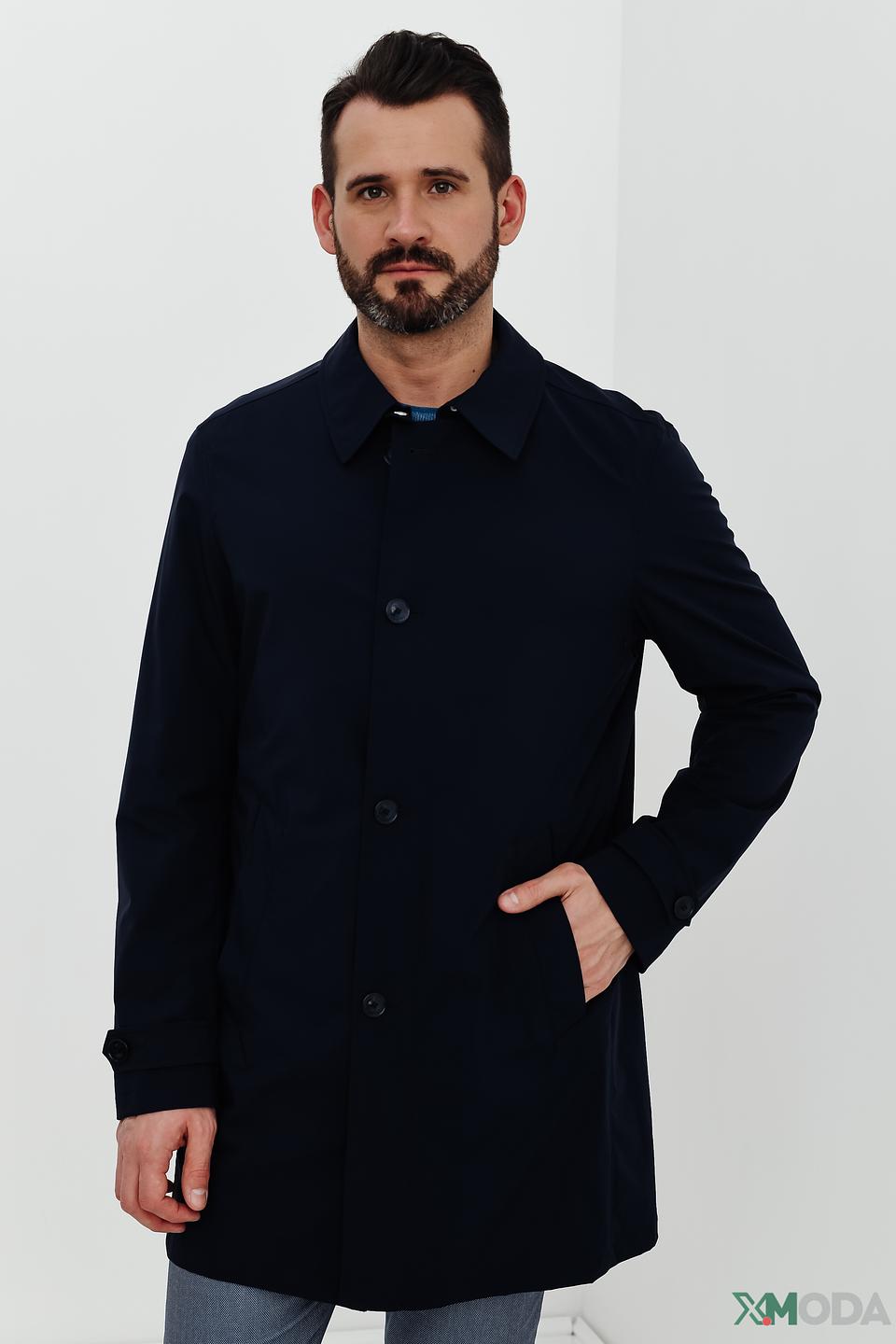 Плащ Bugatti тёмно-синий