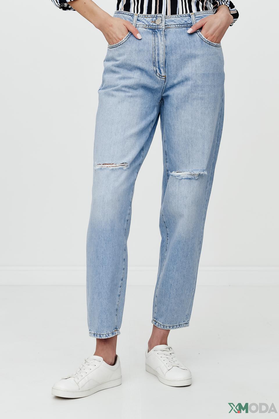 Джинсы Penny Black Black с рваностями голубые