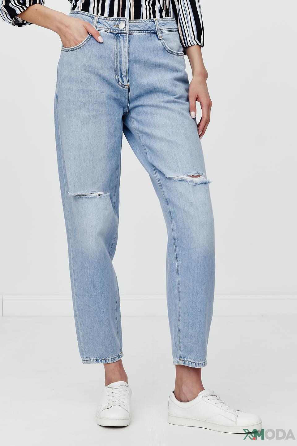 Джинсы Penny Black Black с рваностями голубые