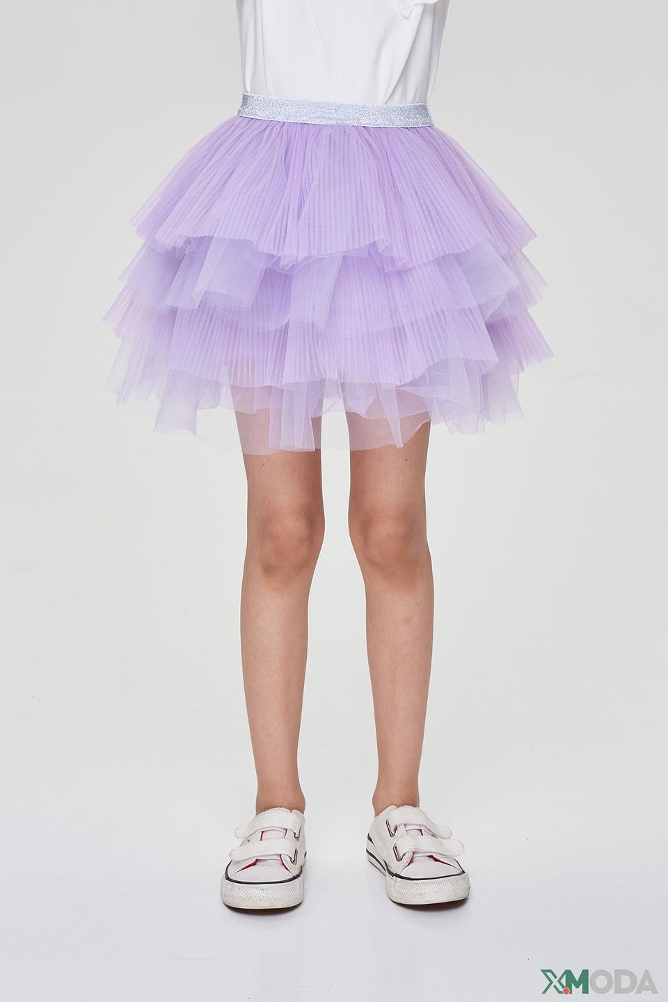 Юбка Choupette многослойная лавандовая