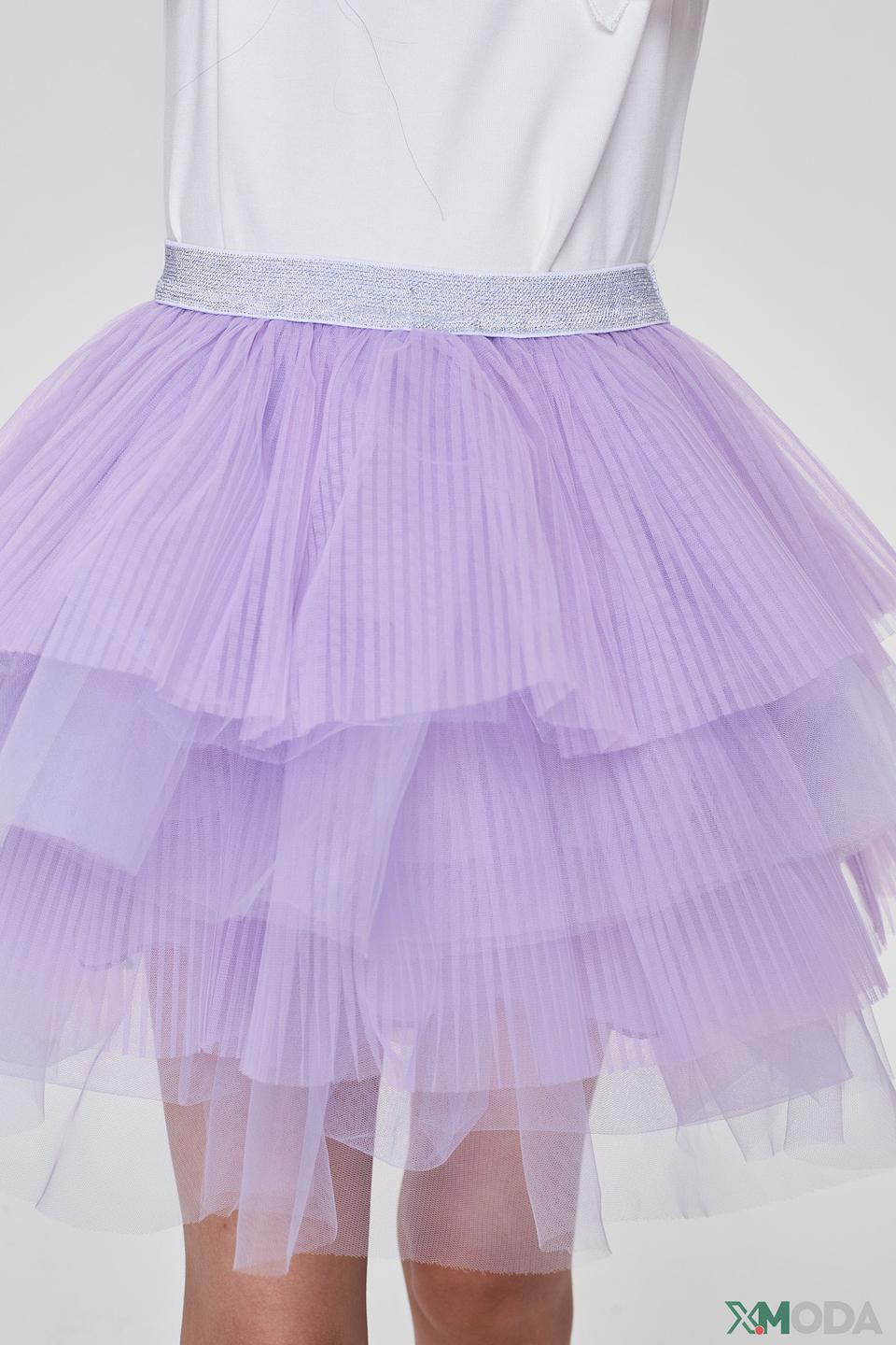 Юбка Choupette многослойная лавандовая