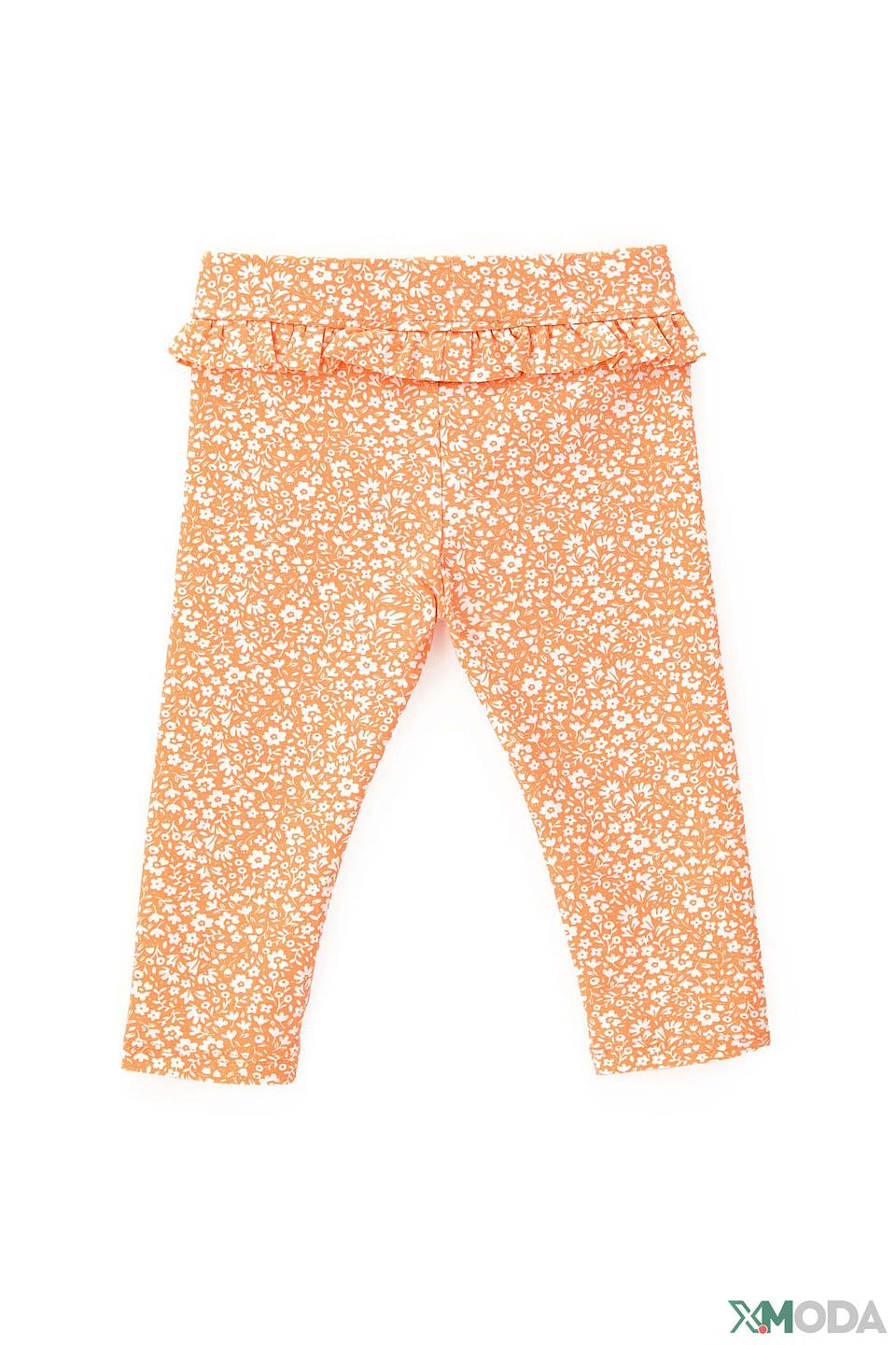 Джинсы Original Marines оранжевые с цветами