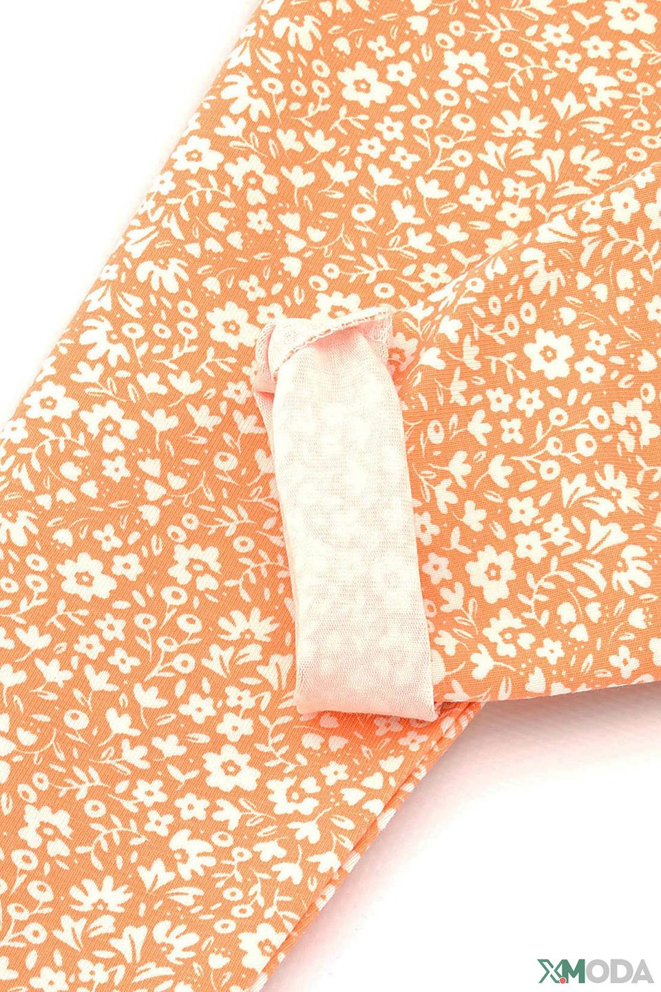 Джинсы Original Marines оранжевые с цветами