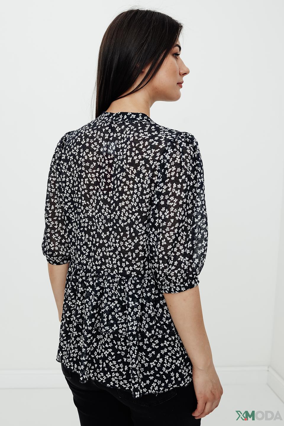 Блуза Hugo с цветочным принтом