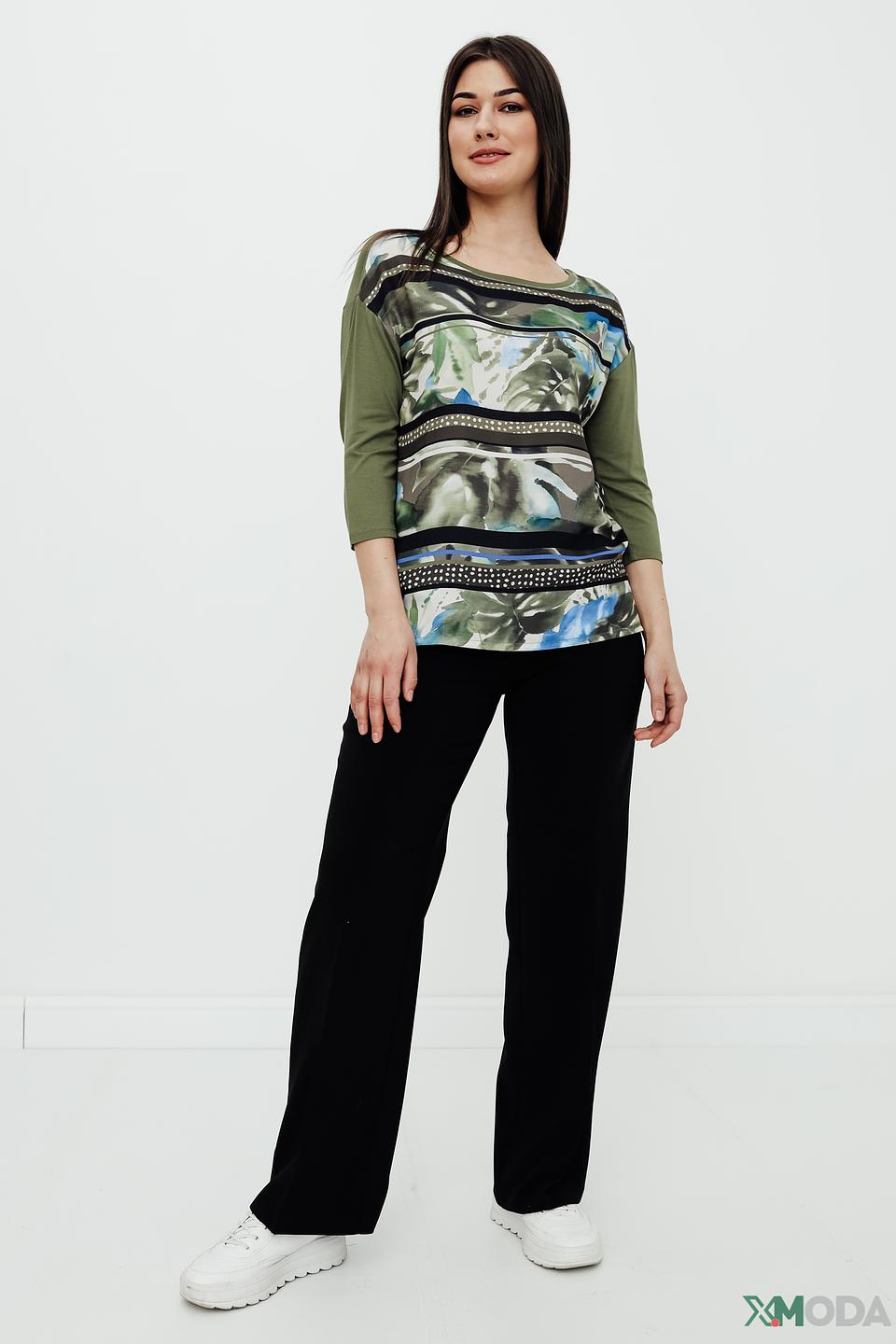 Лонгслив Betty Barclay, хаки, цветочный принт