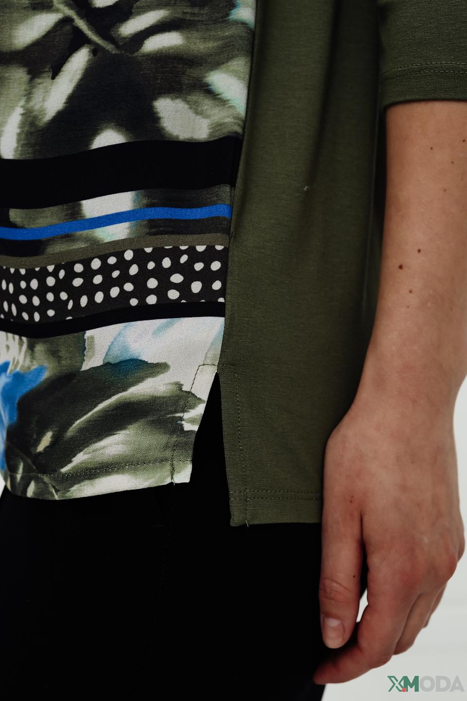 Лонгслив Betty Barclay, хаки, цветочный принт