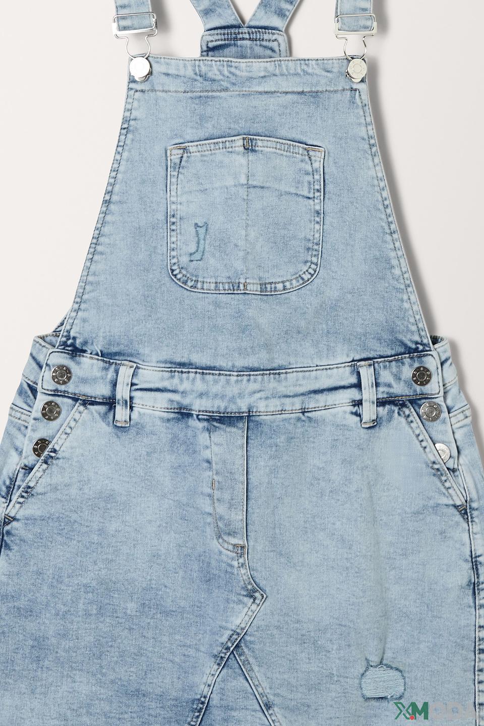 Платье-сарафан s.Oliver деним голубой