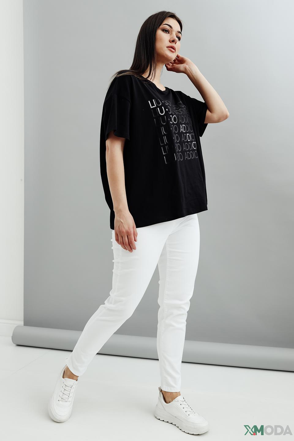 Брюки Elena Miro белые с эластаном