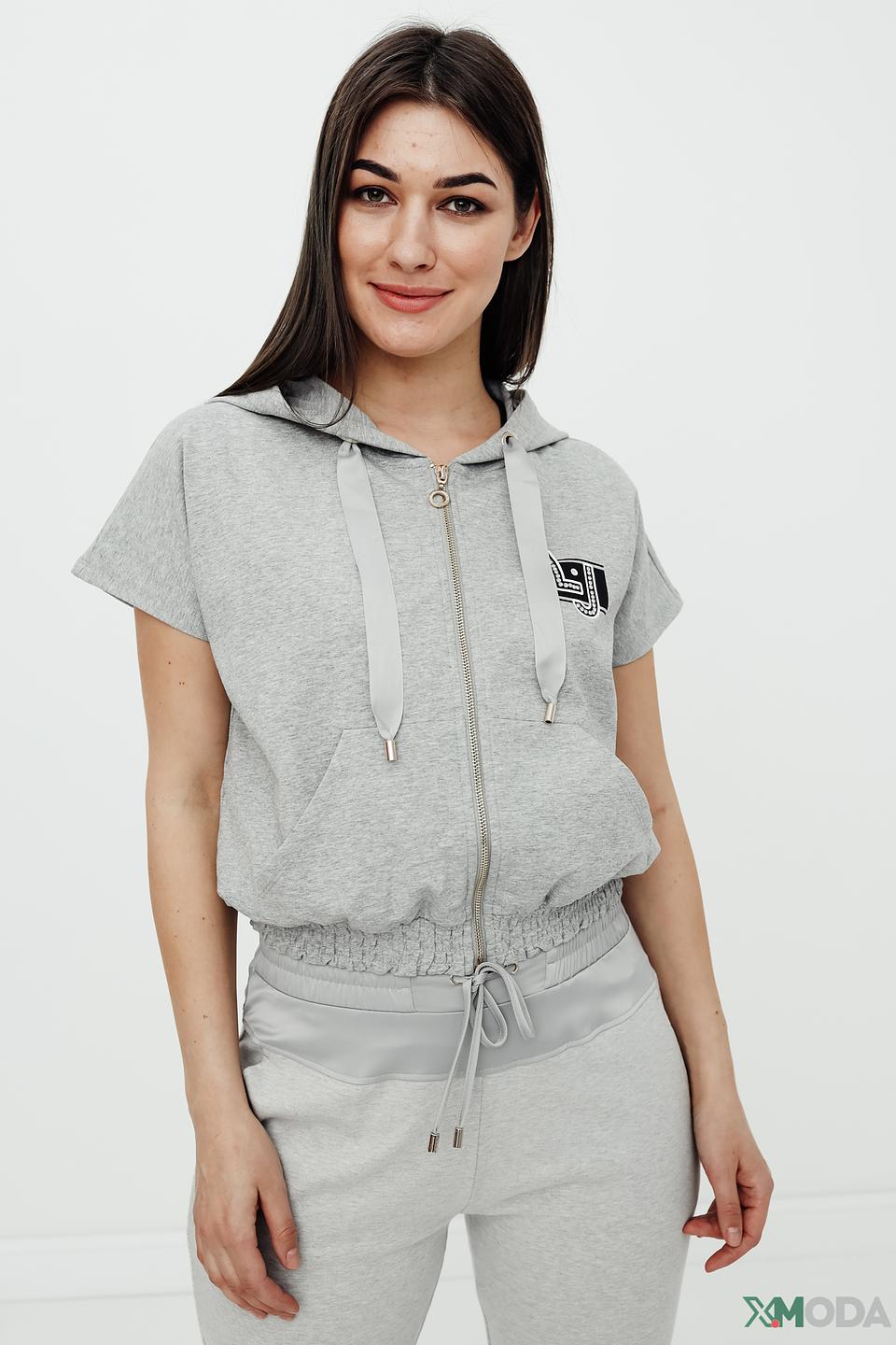 Джемпер Liu-Jo серый с логотипом