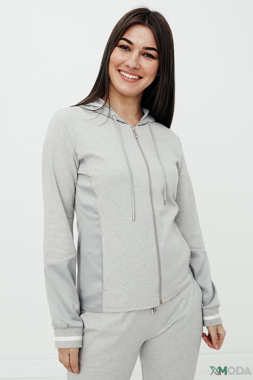 Толстовка Liu-Jo серая на молнии