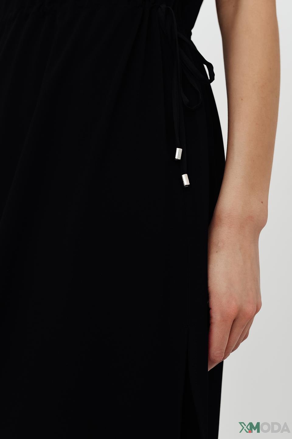 Платье Penny Black Black чёрное с разрезом