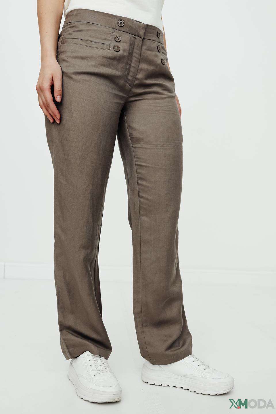 Брюки Pezzo хаки с поясом