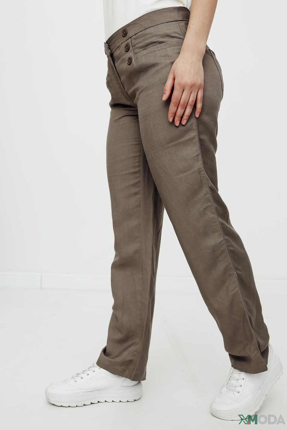 Брюки Pezzo хаки с поясом