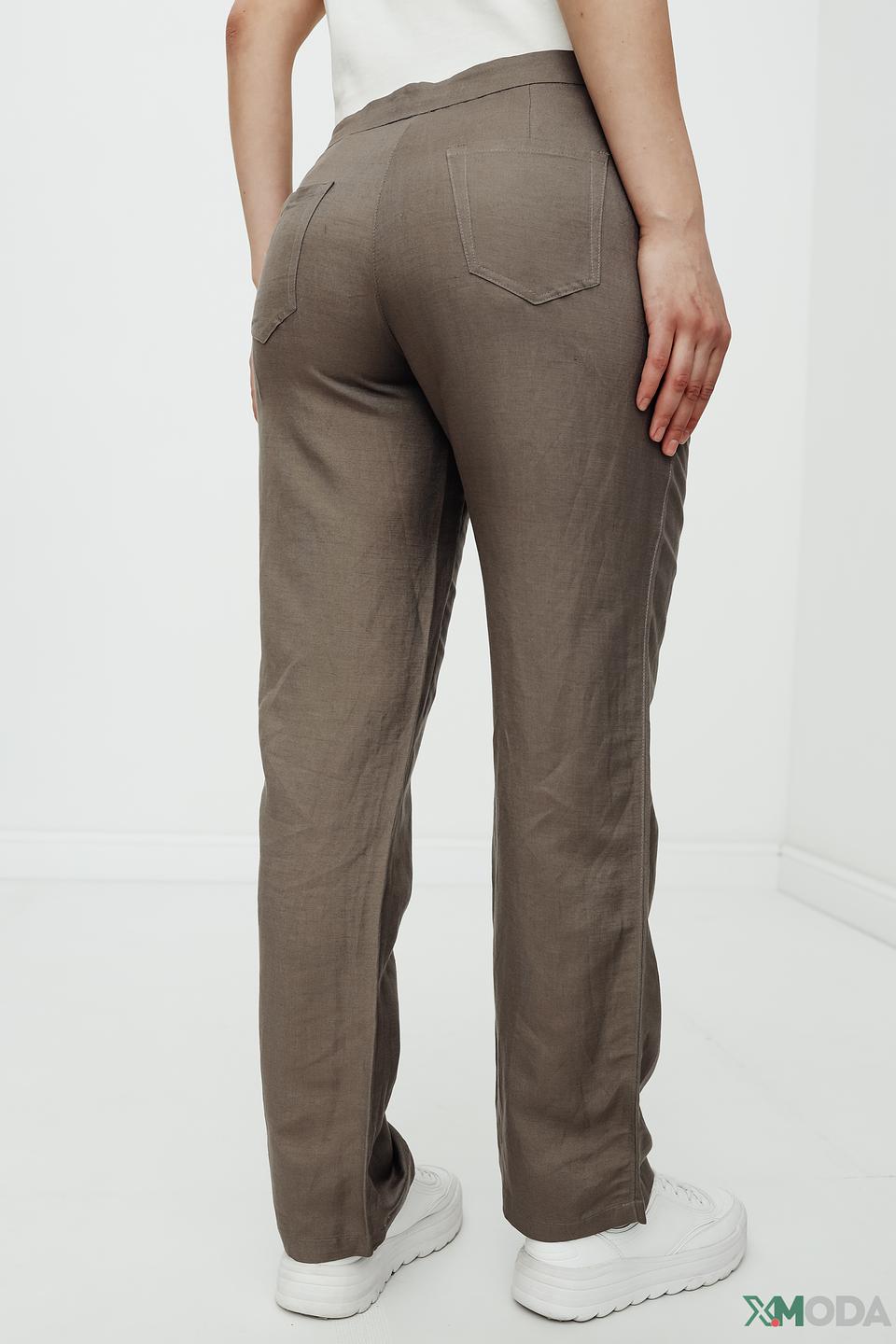 Брюки Pezzo хаки с поясом