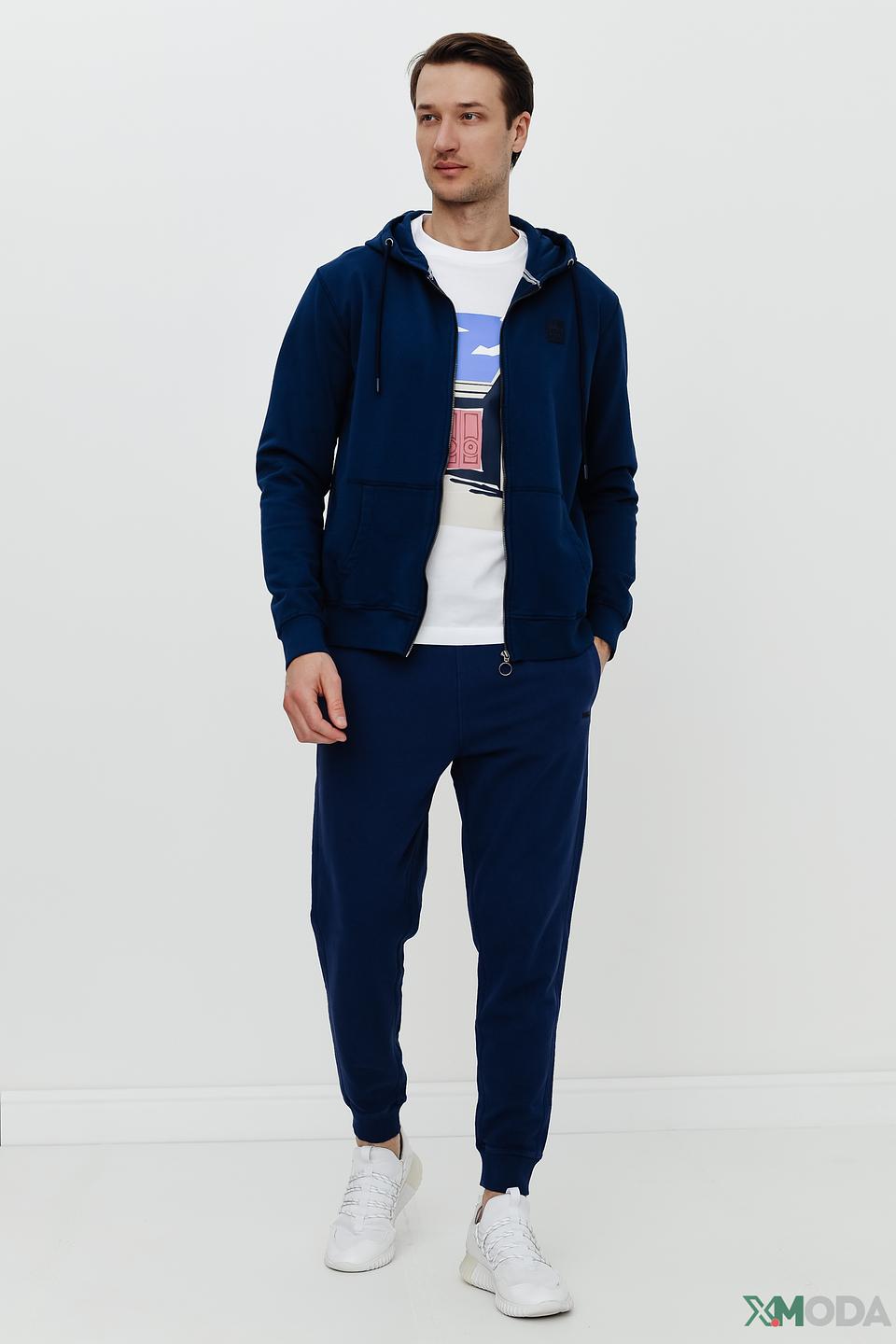 Кардиган Basefield синий на молнии