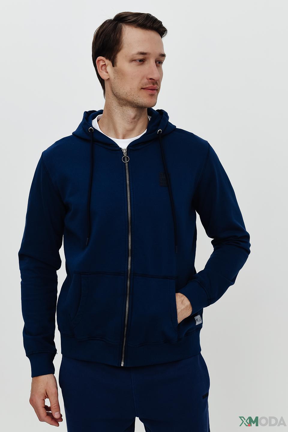 Кардиган Basefield синий на молнии