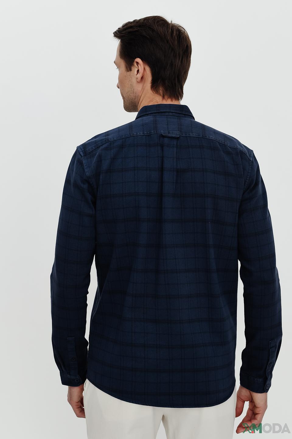 Рубашка в клетку Tom Tailor denim