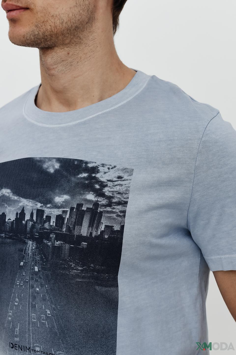 Футболка Tom Tailor denim boy голубая