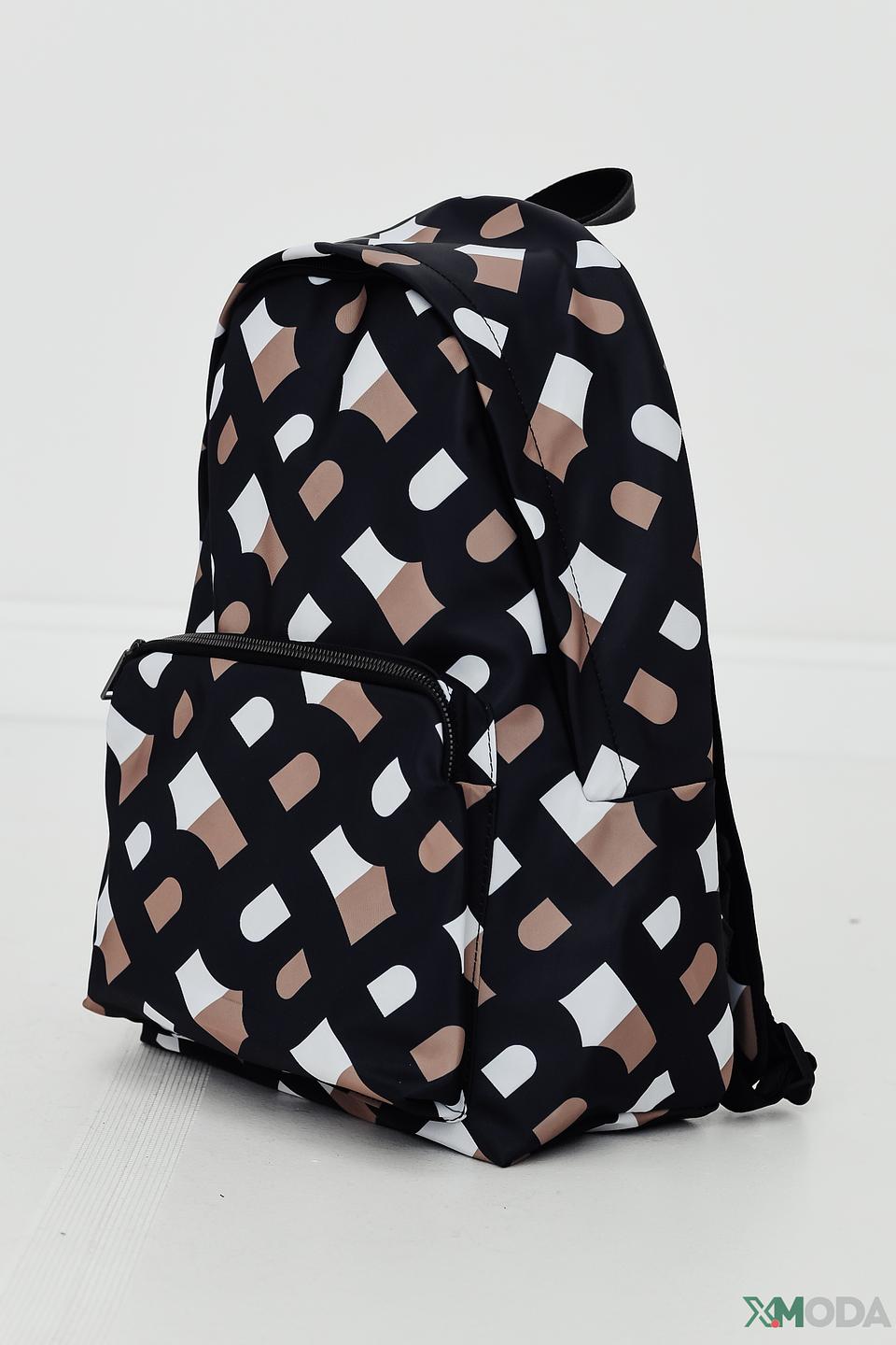 Рюкзак Boss Black с геометрическим принтом