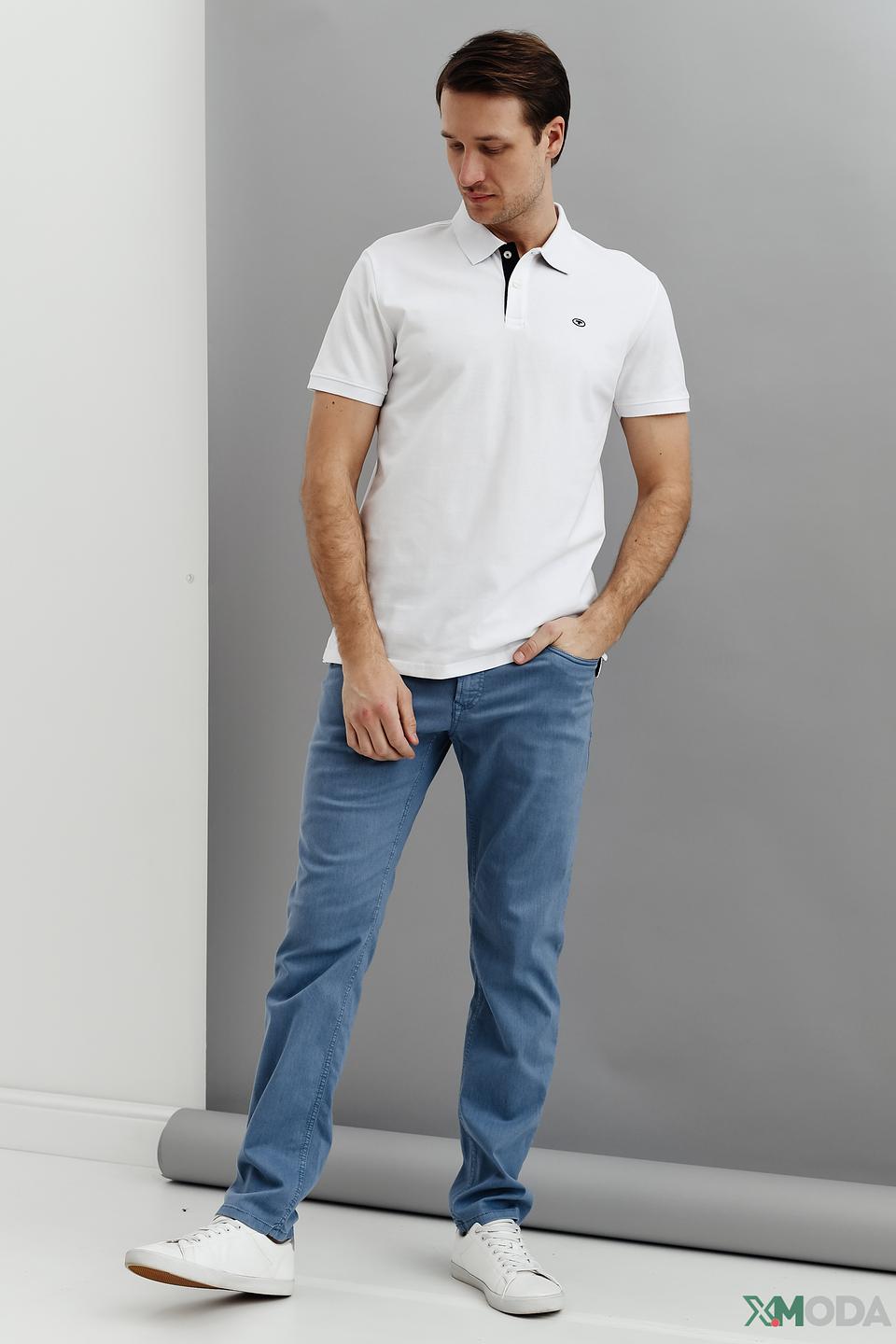 Поло Tom Tailor белый