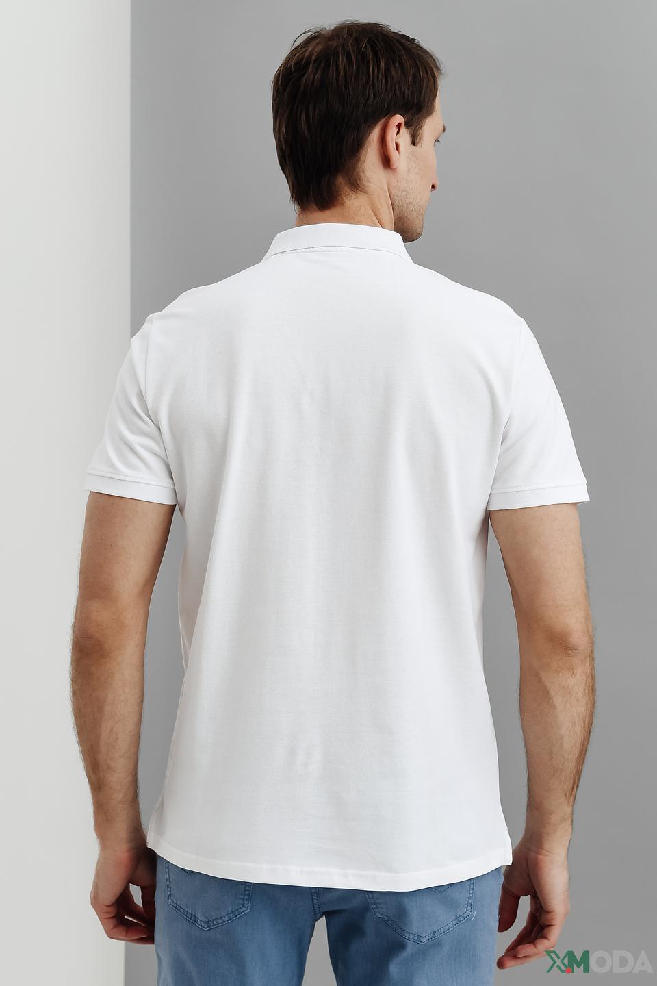 Поло Tom Tailor белый