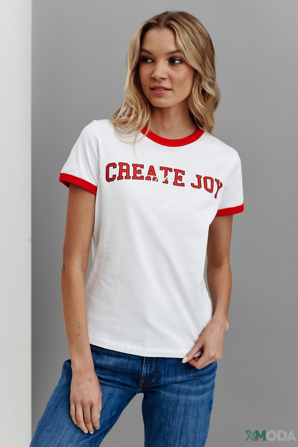 Футболка Hugo женская с надписью