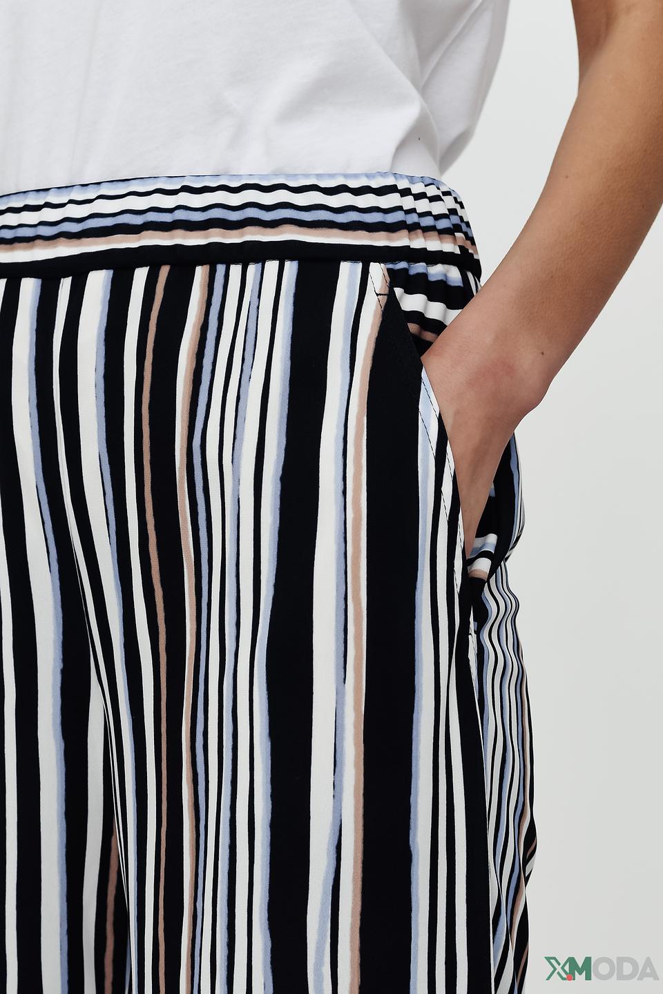 Брюки клёш Marc Cain в полоску