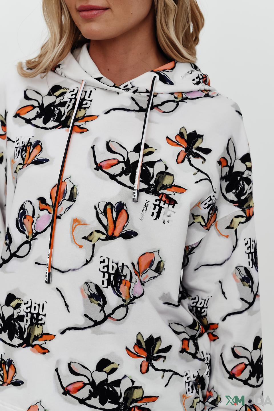 Толстовка Marc Cain с цветочным принтом