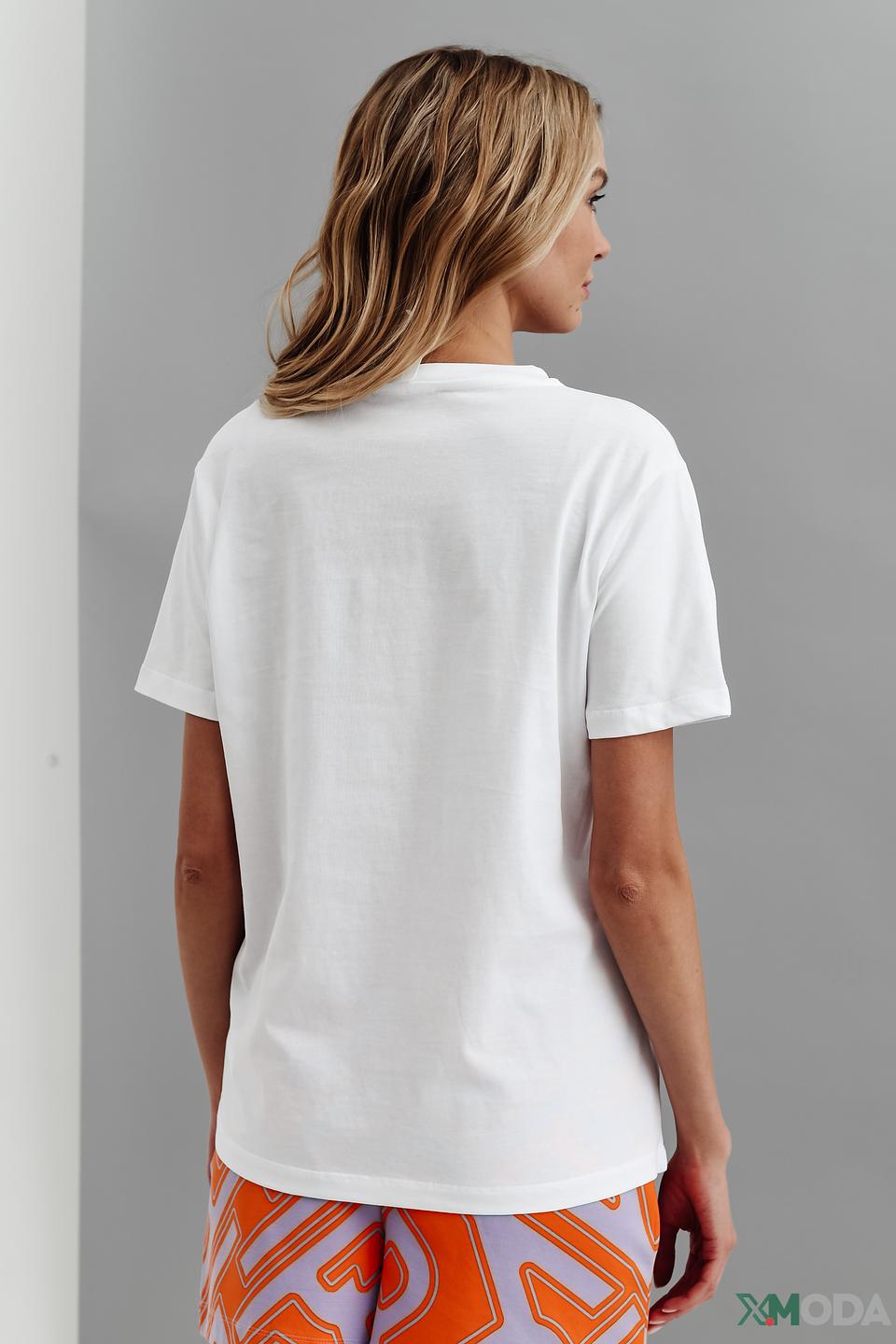 Футболка Ice Play женская белая с принтом