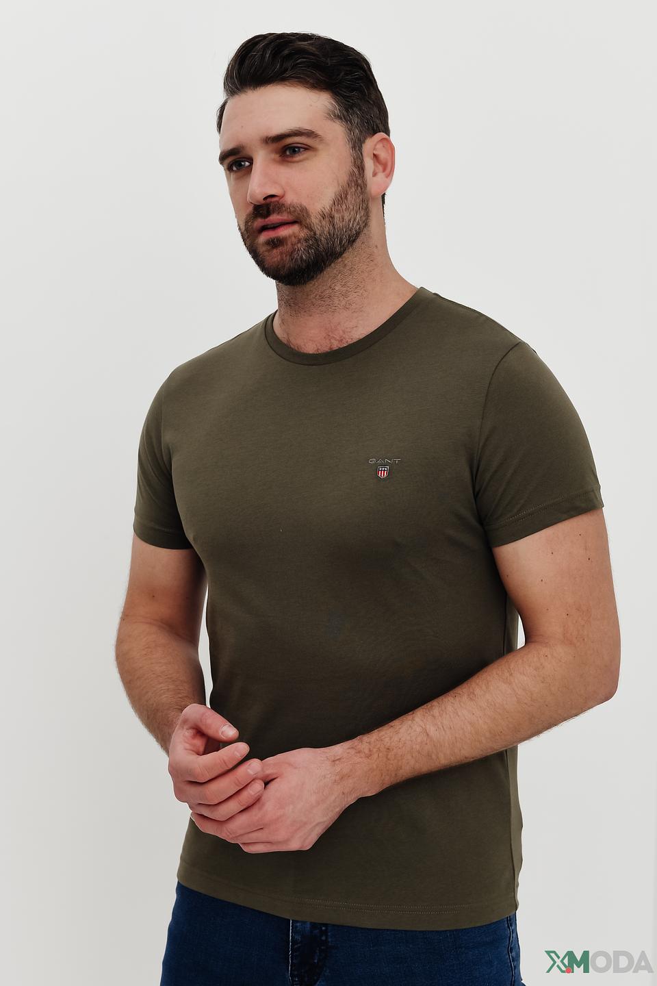 Футболка Gant хаки