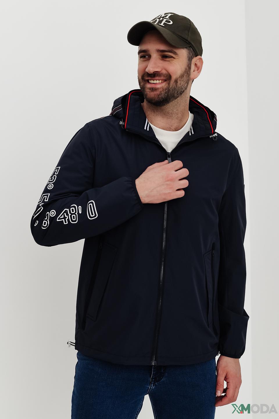 Куртка S4 мужская ветровка синяя