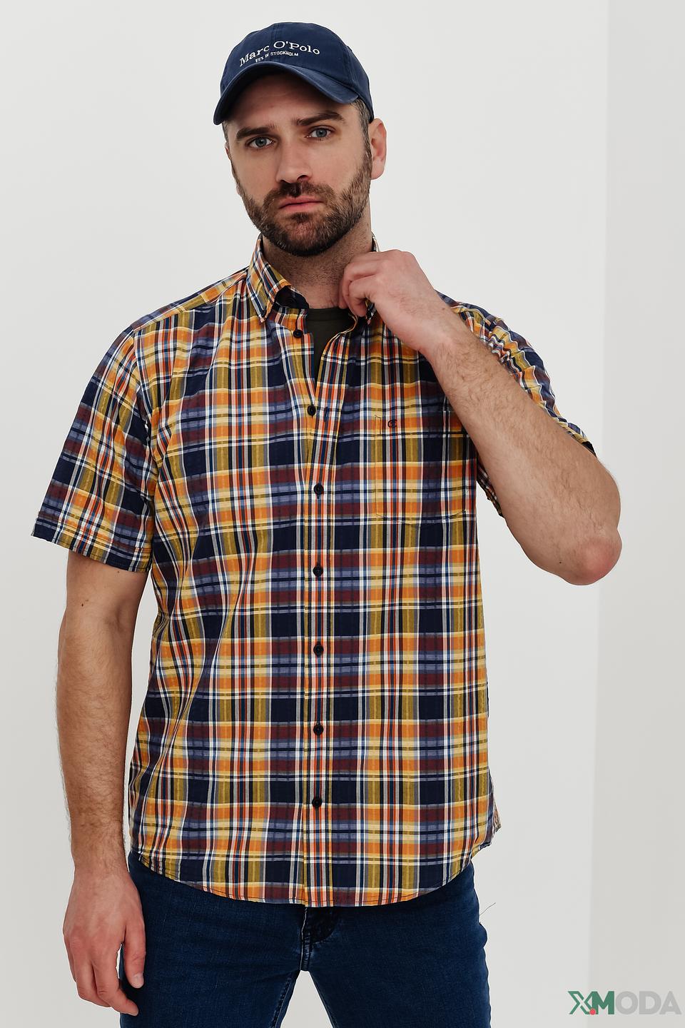 Рубашка кр Casa Moda в клетку