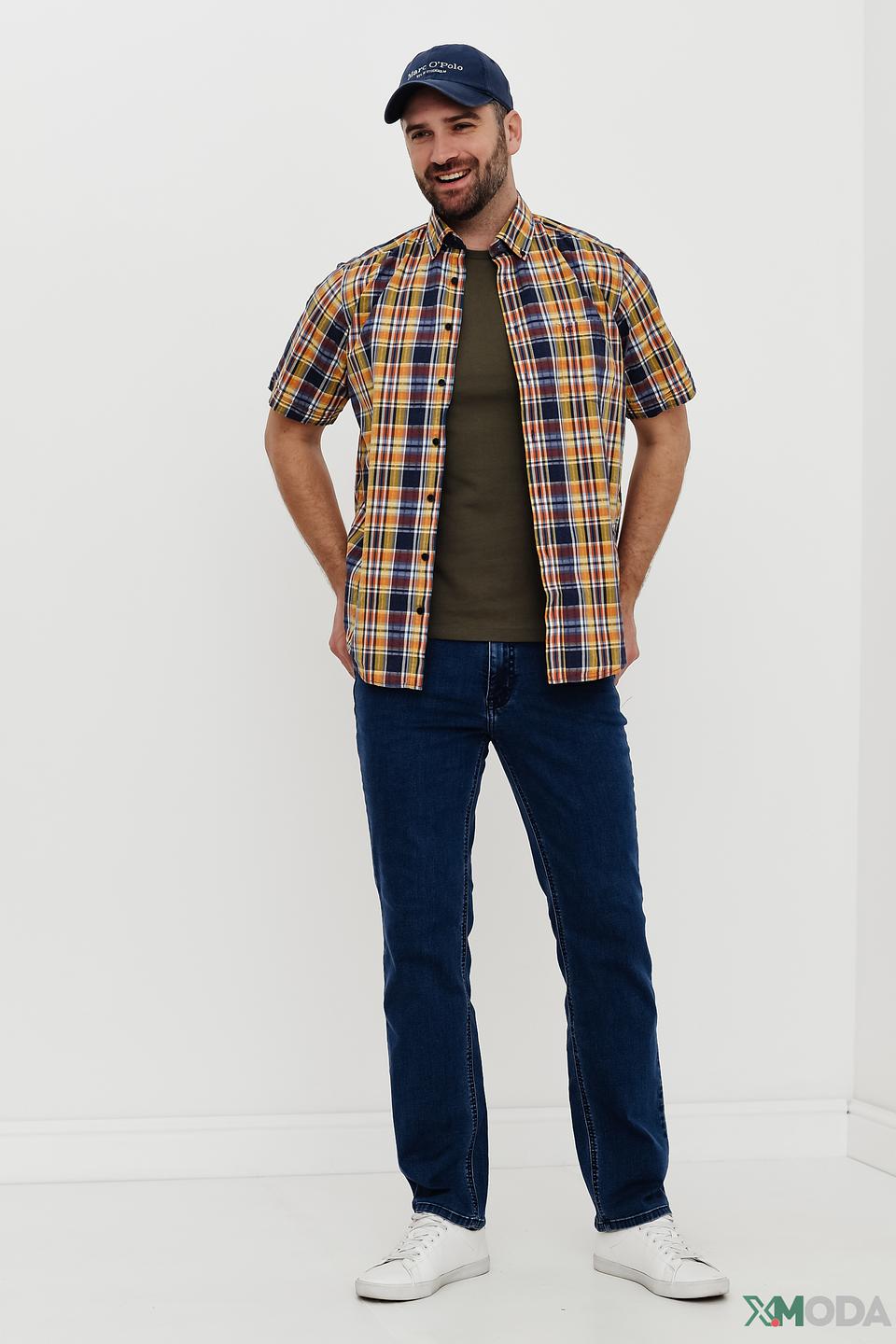 Рубашка кр Casa Moda в клетку