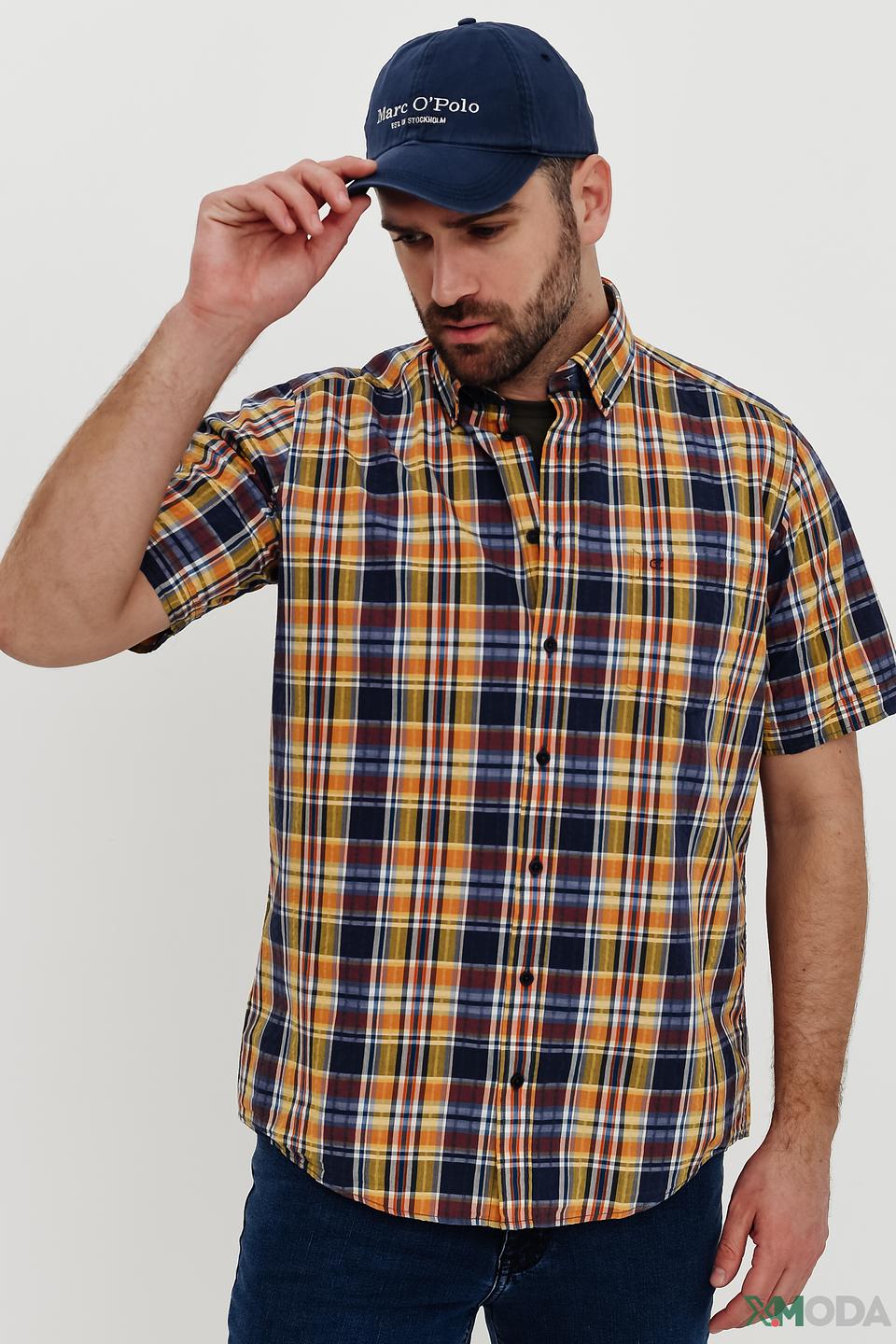 Рубашка кр Casa Moda в клетку