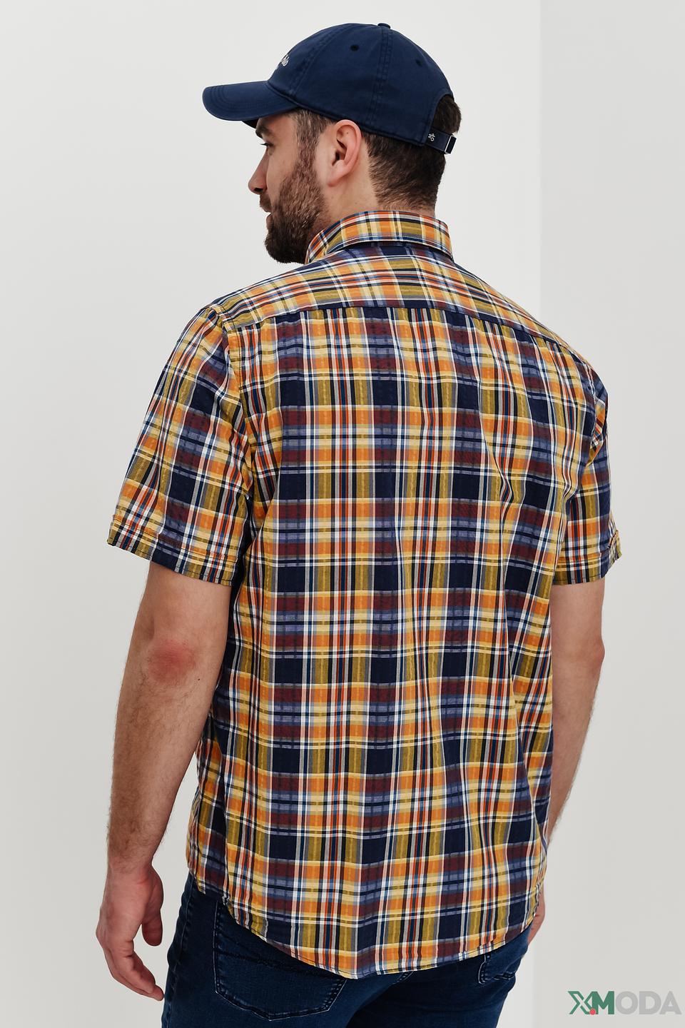 Рубашка кр Casa Moda в клетку