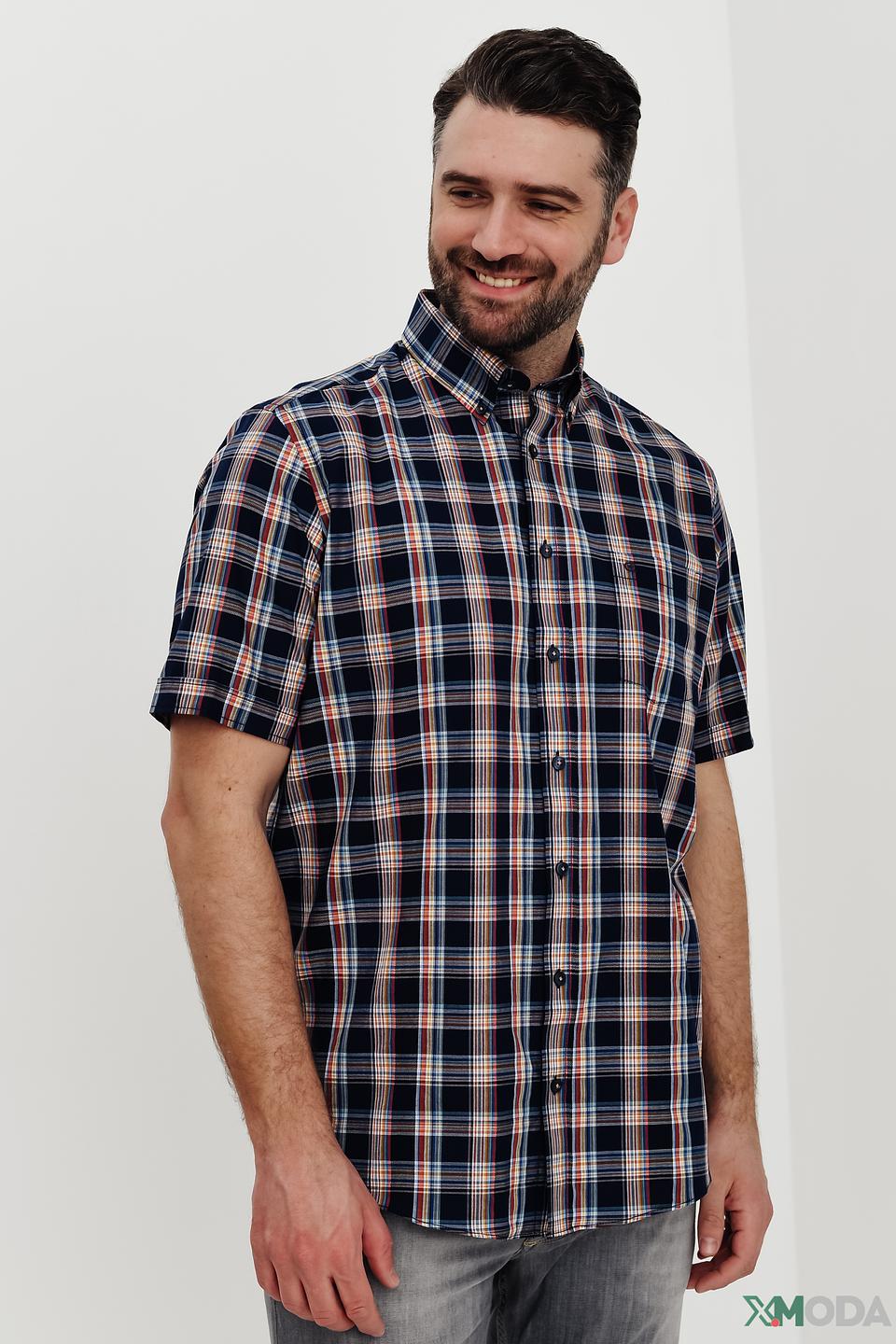 Рубашка кр Casa Moda в клетку